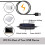 Ranpo Ranpo LED Selfie Ring Light With 360° Rotatable Cell Phone Holder 4