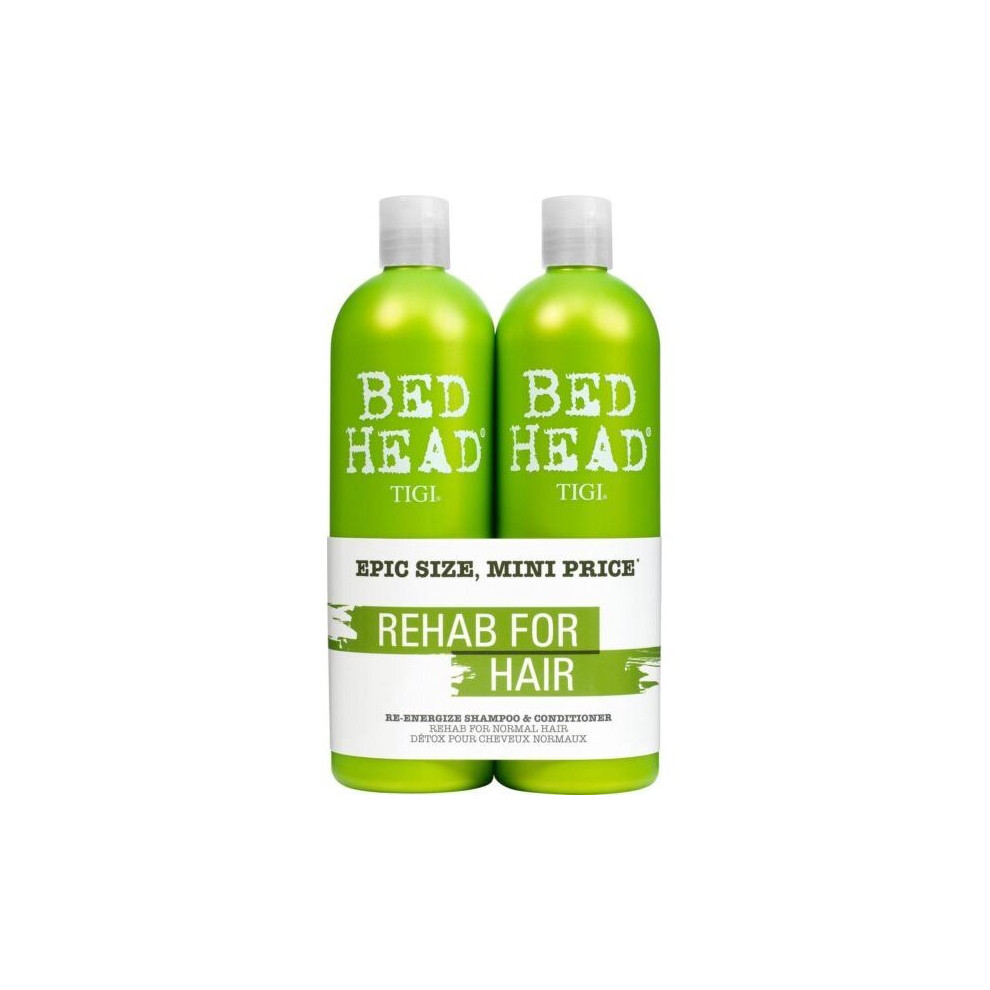 Tigi Duo Pack Bed Head Urban Antidotes Re-Energize 750ml Shampoo + 750ml Conditioner