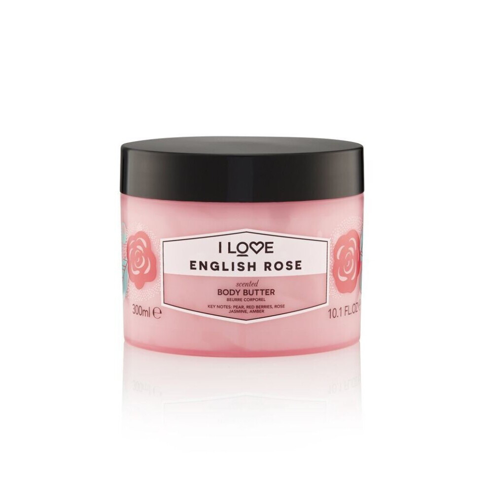 Rose I Love Cosmetics English Body Butter 330Ml