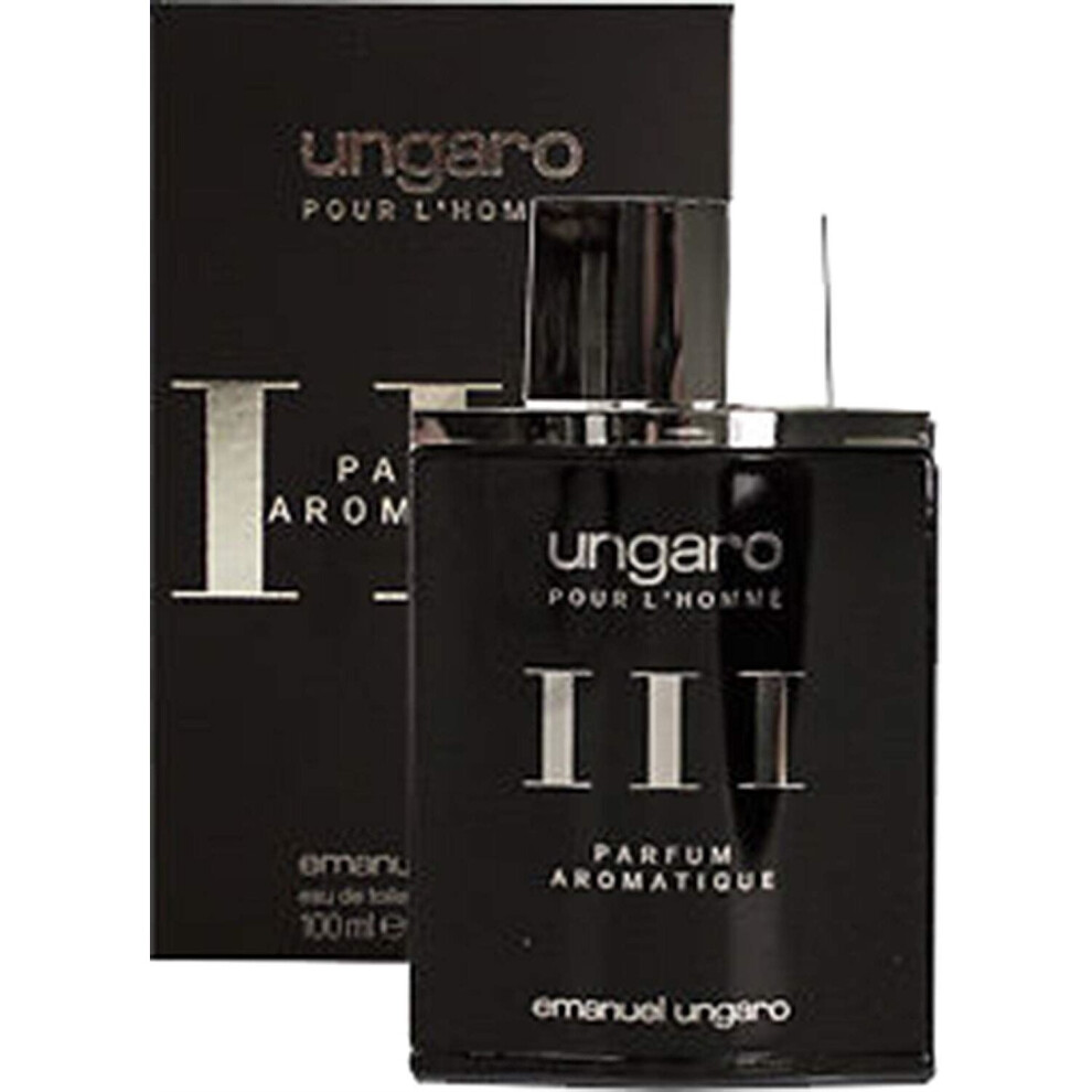 New Emanuel Ungaro Ungaro Iii Pour L'homme Parfum Aromatique Eau De Toilette 100Ml Spray