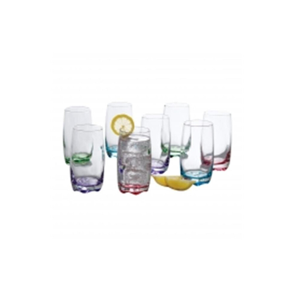 Gibson 92361.08 Karissa Glass Tumbler Set, 8 Piece