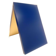 A-Board Blue Pavement Sign Magnetic Board Metal