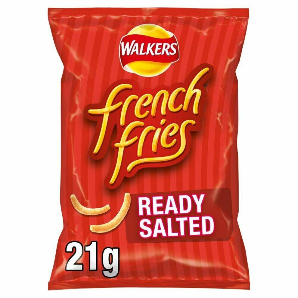 Walkers French Fries Ready Salted Flavour Crisps 32 x 21g