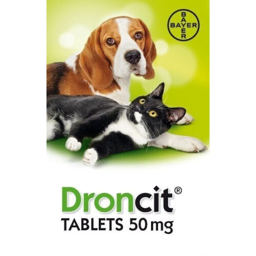 Droncit Tapeworm Worming Tablets  Pack Size: 10