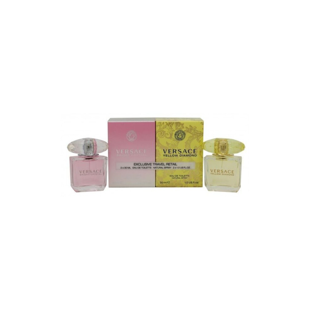 Versace Bright Crystal 30ml EDT Spray & Yellow Diamond 30ml EDT Spray