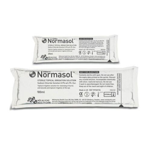 Sterets Normasol Sterile Topical Irrigation Solution Sachets 25ml, Pack