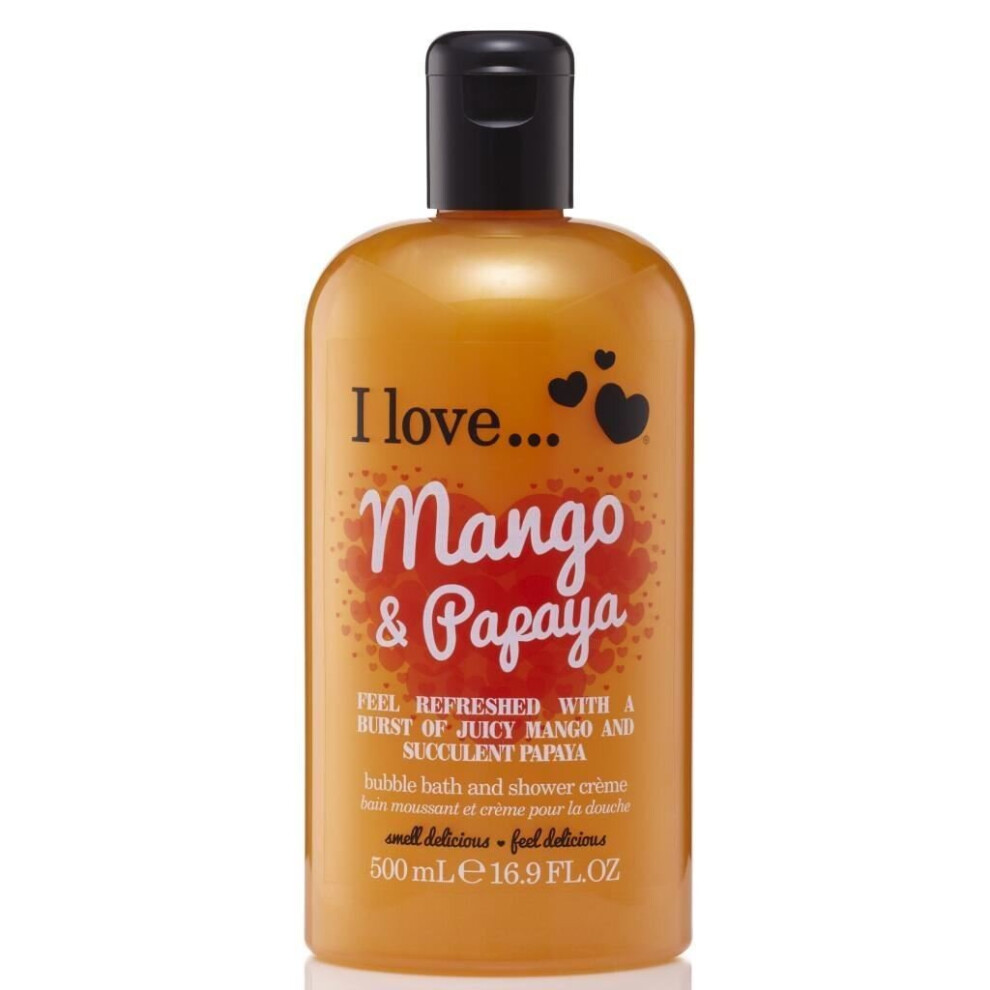 Bubble I Love... Mango Papaya Bath & Shower Cream 500Ml - F
