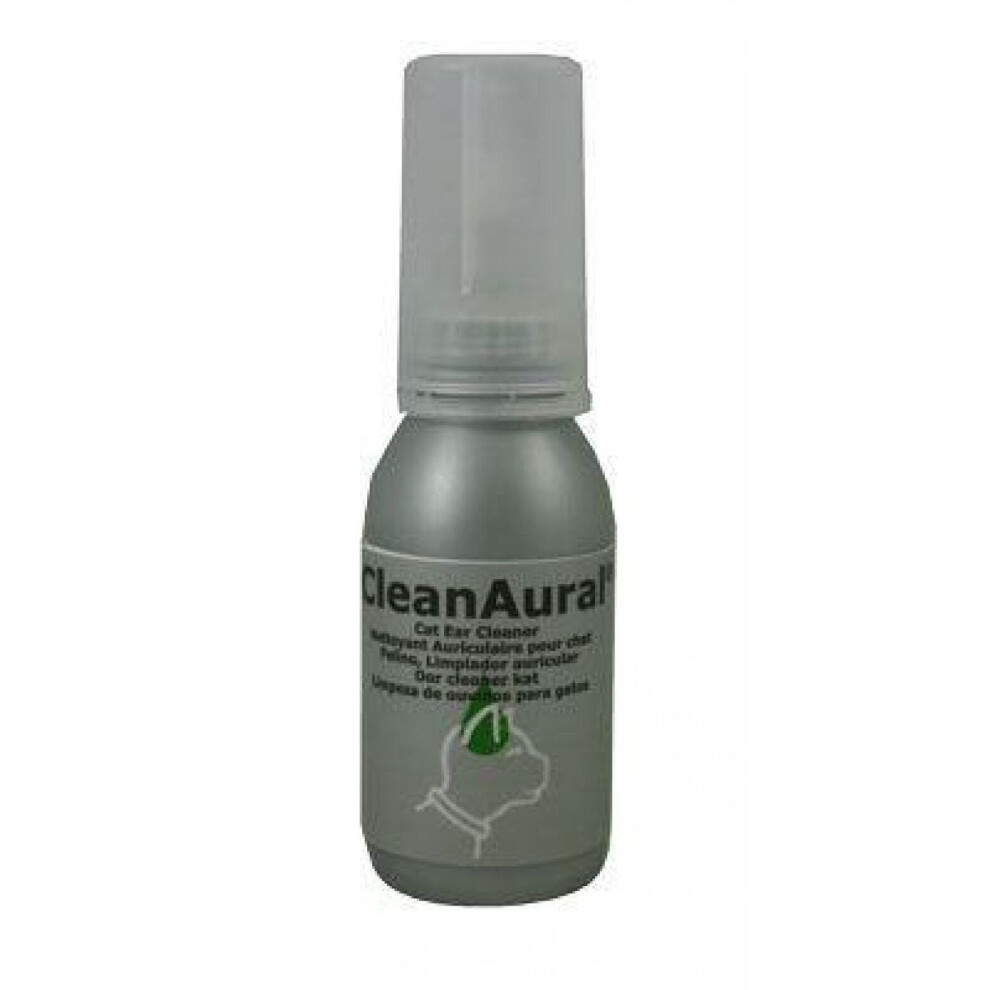 CleanAural Ear Cleaner Cleansing Solution for Cats (50ml)