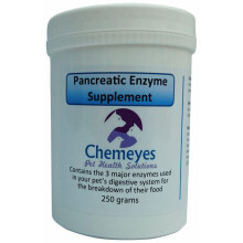 250g Chemeyes Pancreatic Enzyme Supplement Powder For Pet Dog Cat Bird Digestion