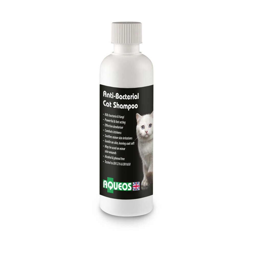 Aqueos Anti-Bacterial Cat Shampoo Liquid