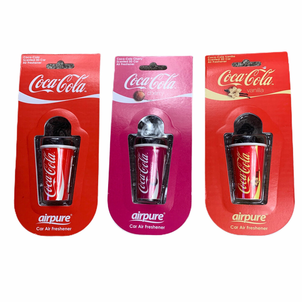 Coca Cola Car Air Freshener Scented 3D by Airpure