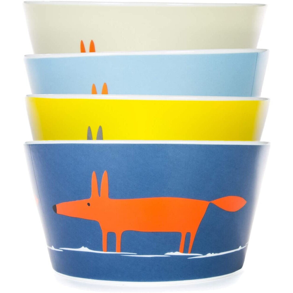 Scion Mr Fox Cereal Bowls Set of 4