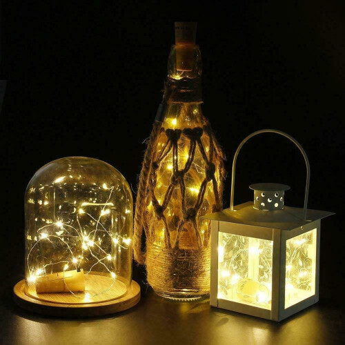 12pk Cork Bottle 20 LED Fairy Lights - 1m 2