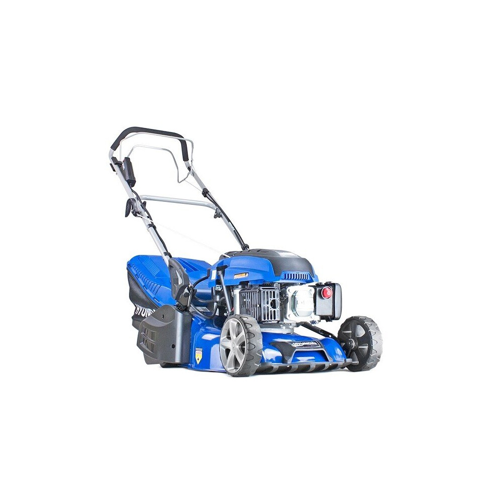 Hyundai HYM430SPER Self Propelled 17" 43cm 430mm 139cc Electric Start Petrol Roller Lawn Mower - Includes 600ml Engine Oil