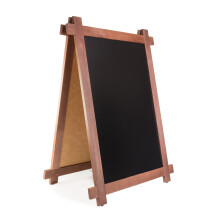 (No) Wooden Pavement Chalk Board Blackboard UV Print KR