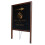 (Yes) Pavement Board Wooden Blackboard Print Chalk FL2 1