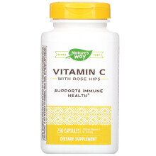 Nature's Way, Vitamin C with Rose Hip, 250 Kapseln