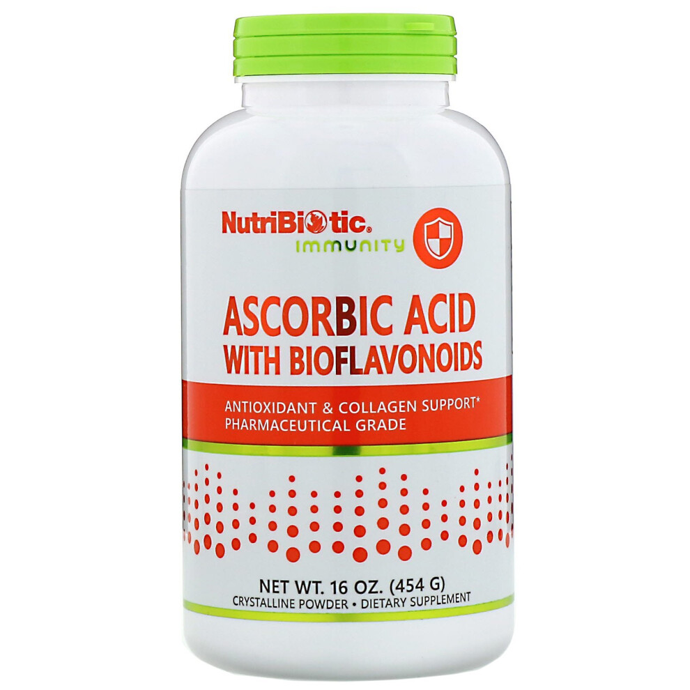 Nutribiotic , Immunity, Ascorbic Acid, Crystalline, 16 Oz (454 G)