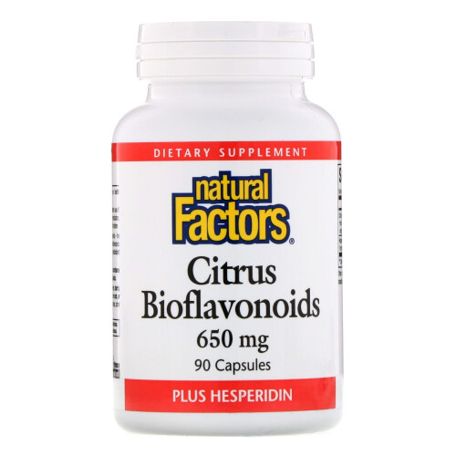 Natural Factors, Bioflavonoïdes d'Agrumes Plus Hespéridine, 650 mg, 90 Capsules 2