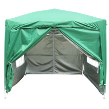 3 x 3m Garden Pop Up Gazebo Marquee Patio Canopy Wedding Party Tent- Green