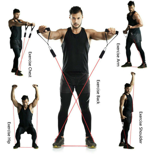 11pc Resistance Band Kit | Exercise Band Set 1
