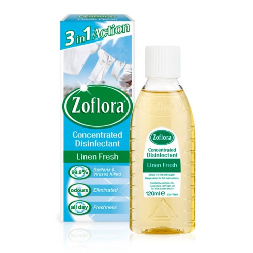 Zoflora Zoflora Linen Fresh Concentrated Disinfectant 120ml