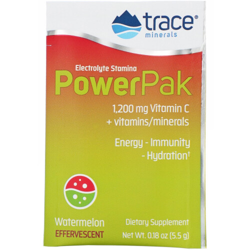 Trace Minerals Æ, Electrolyte Stamina PowerPak, Saveur Pastèque, 30 Sachets, 0,19 oz (5,5 g) par Sachet 2