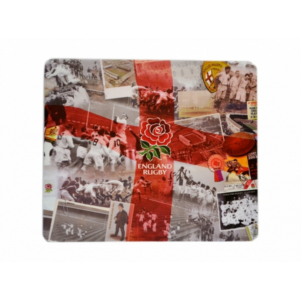 England Rfu Official Rugby Retro Computer Mouse Mat 5015860031281