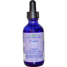 Eidon Ionic Minerals, Ionska Mineraler, Zink, Flytande Koncentrat, 2 oz (60 ml)