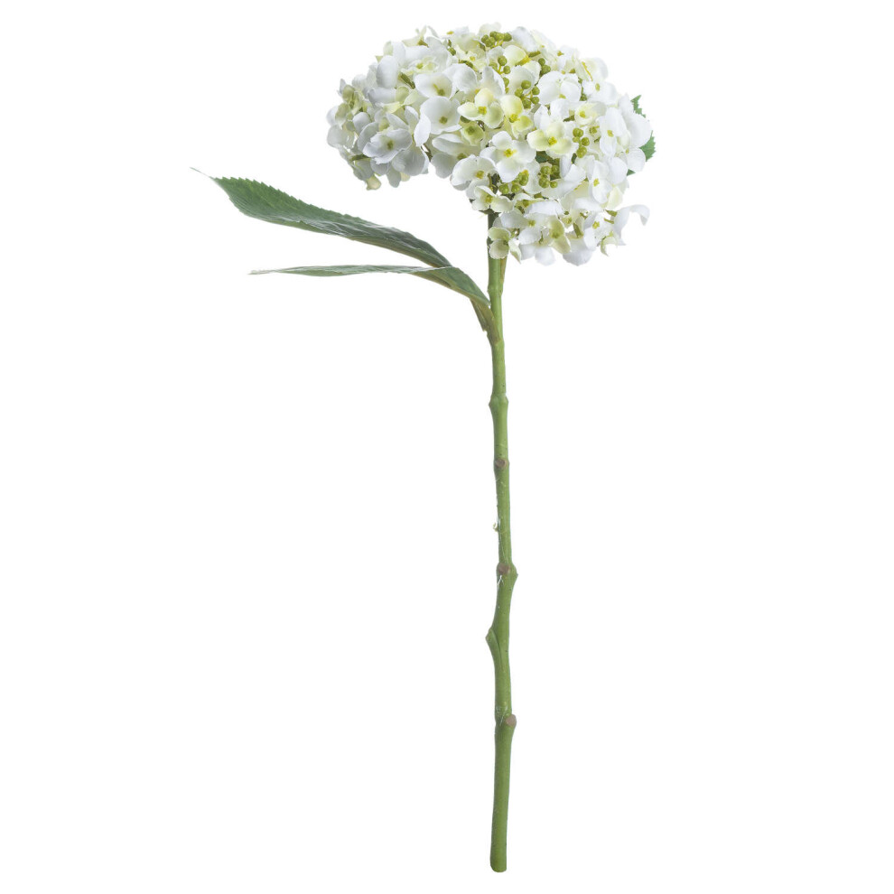 Hill Interiors Artificial Lace Cap Hydrangea Stem 48Cm