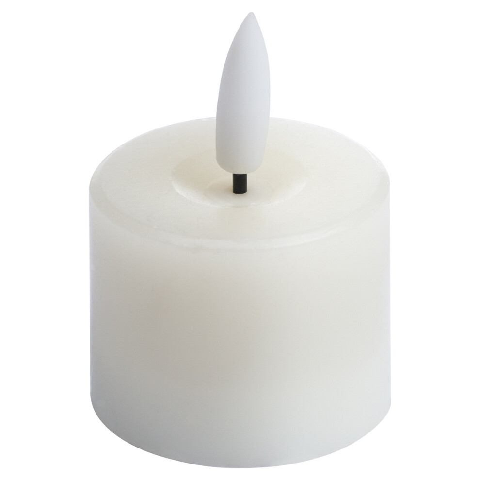 Hill Interiors Luxe Collection Natural Glow Led Tealight Candles (Pack Of 6)