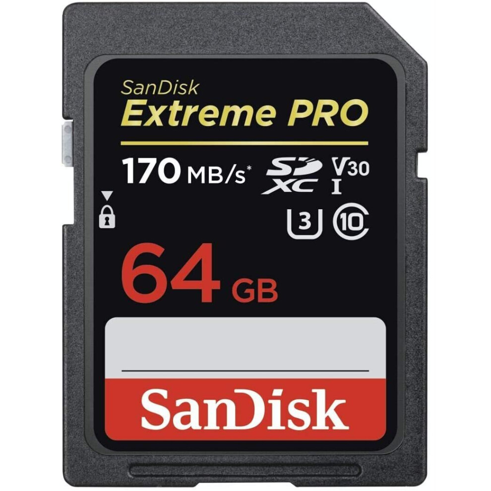 Sandisk Exrteme PRO 64 GB memory card SDXC Class 10 UHS-I