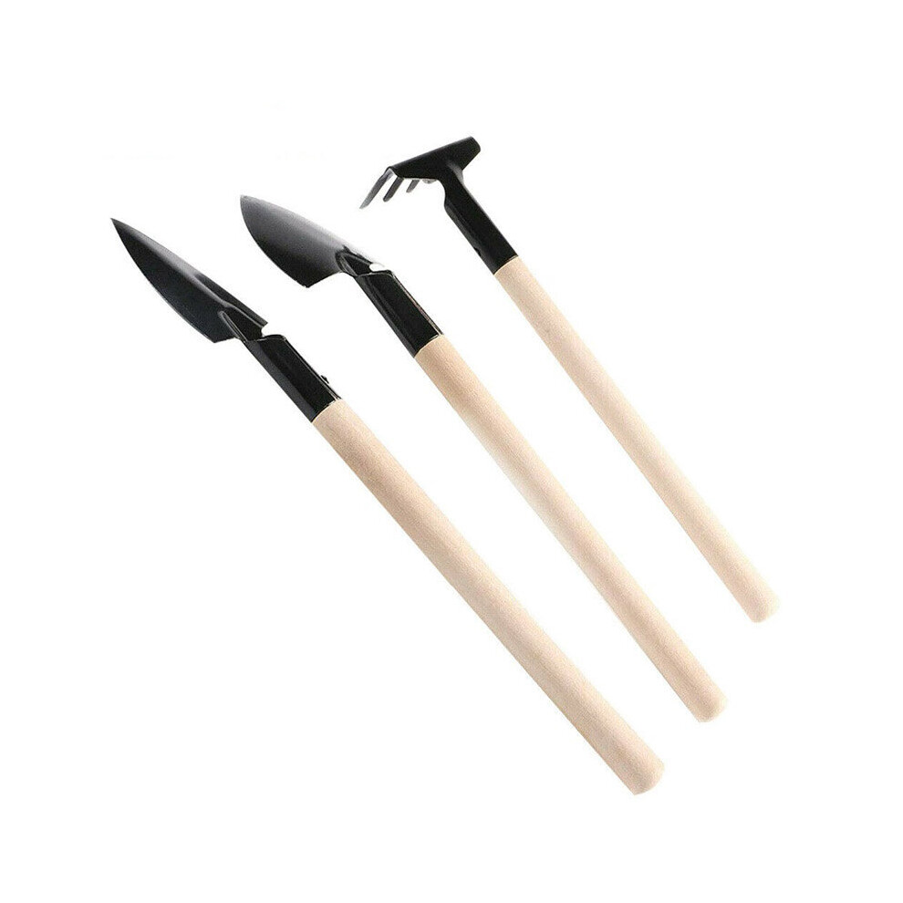 Ranpo Mini Garden Tool Set Spade Wood Handle Metal Head Kids Tools