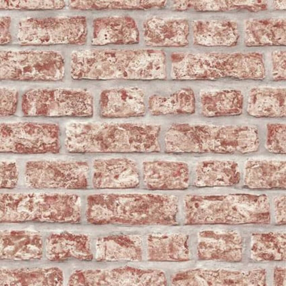 Noordwand Wallpaper Wall Panel Wall Sticker Decor Topchic Bricks Red and Grey