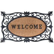 Esschert Design Doormat Welcome 75x45cm Rubber Entryway Floor Outdoor RB107