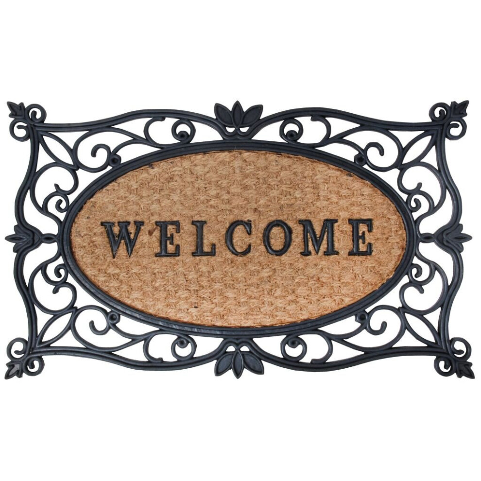 Vidaxl Esschert Design Doormat Welcome 75X45cm Rubber Entryway Floor Outdoor Rb107