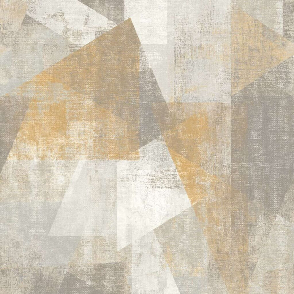 DUTCH WALLCOVERINGS Wallpaper Perspectives Beige and Grey Wall Covering Sheet