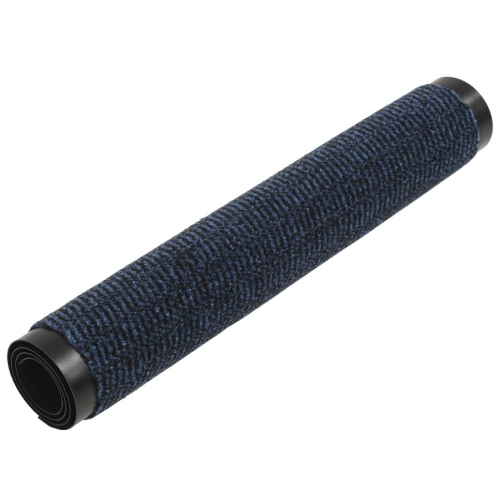 vidaXL 2x Dust Control Mats Rectangular Tufted 40x60cm Blue Front Door Rug