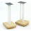 Atacama Moseco 6 Speaker Stands Natural Bamboo-White Pole 1