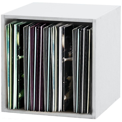 Glorious Record Storage Box 110 White