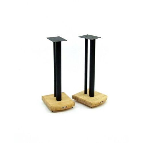 Atacama Moseco 6 Speaker Stands Natural Bamboo-Satin Black Pole