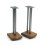 Atacama Moseco 6 Speaker Stands Dark Bamboo-Gloss Black Pole 1