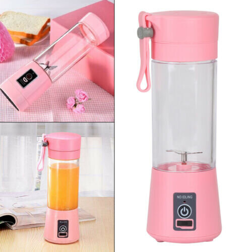USB 380ML Portable Mixer Rechargeable Juicer Fruit Blender Juicer Sha