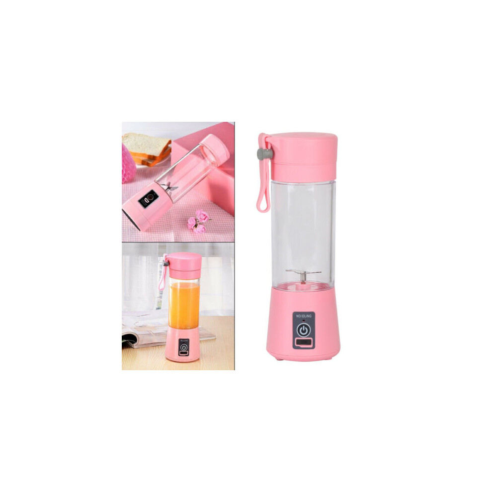 USB 380ML Portable Mixer Rechargeable Juicer Fruit Blender Juicer Sha-image-OPC-P5T99S6-NEW