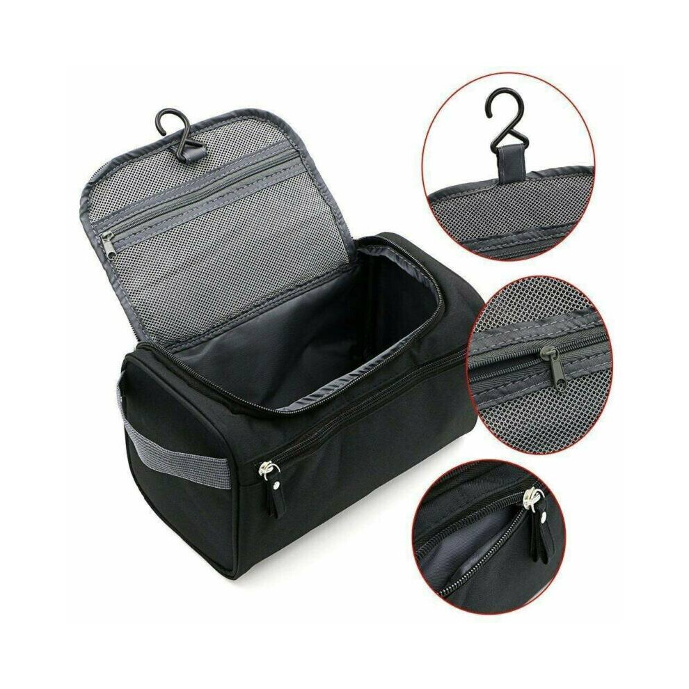 Waterproofs Travel Wash Bag Hanging Mens Toiletry Organizer Shaving Co
