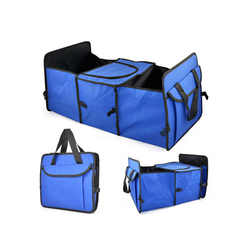 Car Boot Organiser Shopping Tidy Durable Collapsible 2-In-1 Foldab 714367570754
