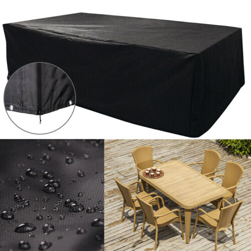 Large Garden Rattan Outdoor Furniture Cover Patio Table Protection 1