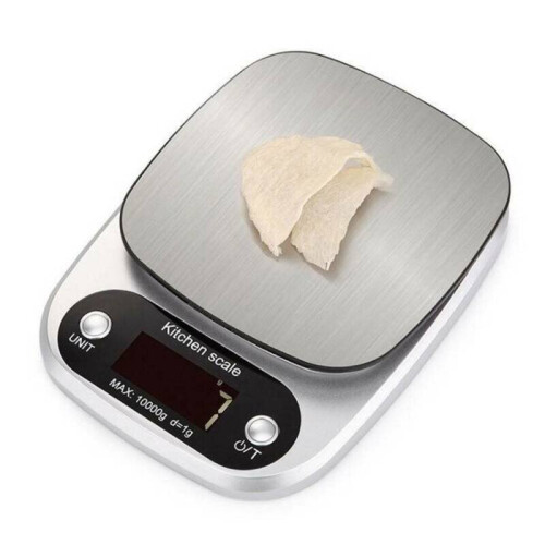 10kg ζυγαριά κουζίνας φορητή ηλεκτρονική ψηφιακή LCD ζύγιση Stainles 1