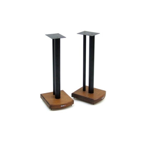 Atacama Moseco 10 Speaker Stands Dark Bamboo-Satin Black Pole