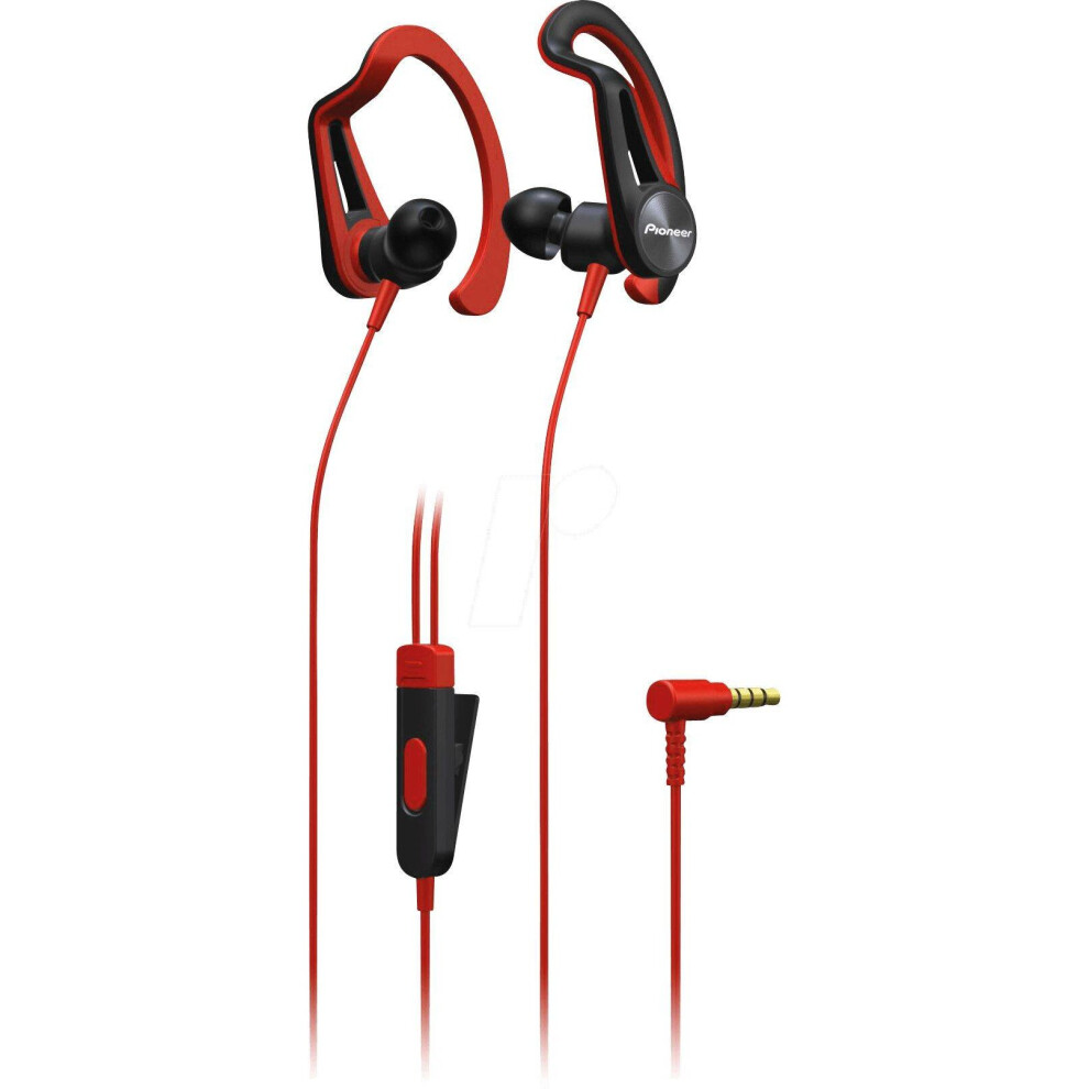 Pioneer Se-E5t In Ear Headphones -Black Red 4573243091839